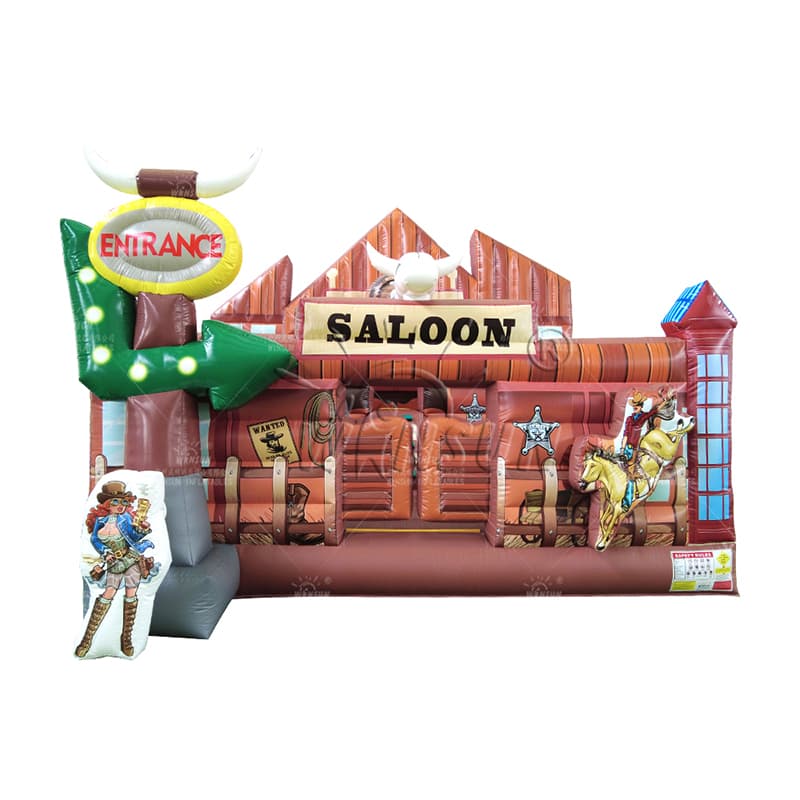 Western Cowboy Saloon Inflatable Combo